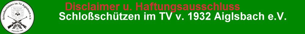 Disclaimer u. Haftungsausschluss
