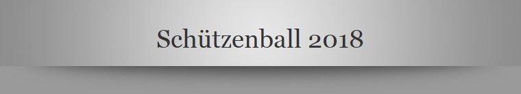 Schtzenball 2018