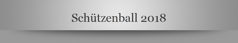 Schtzenball 2018