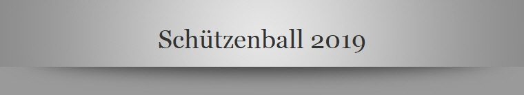 Schützenball 2019